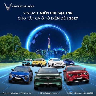 VinFast - Quà Giáng Sinh Lớn: MIỄN PHÍ SẠC PIN Đến Hết Ngày 30/06/2027! 